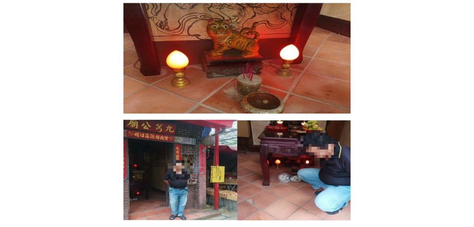 石壁「泡麵土地公廟」偷香油錢　斗南警迅速逮人送辦(圖)