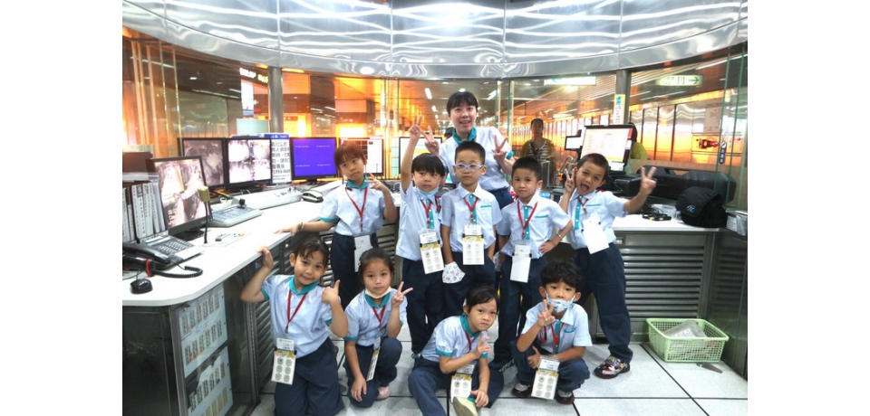 中鋼運通公司攜手南高雄家扶中心陪伴孩童化身「高捷小小站長」(圖)