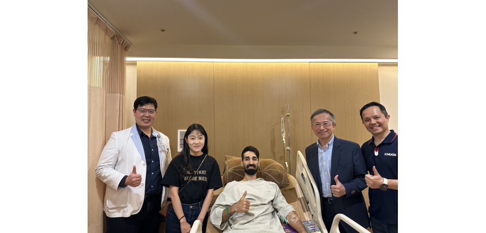 高醫以專業守護在地球隊運動員  TPVL元年阿巴西膝傷 高醫團隊啟動綠色通道展現醫療公益力(圖)