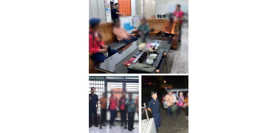 錯過末班車　斗南暖警助山友順利返家(圖)