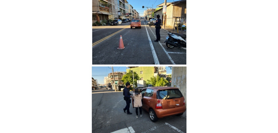 車輛拋錨快車道　斗南警即時協助排除(圖)