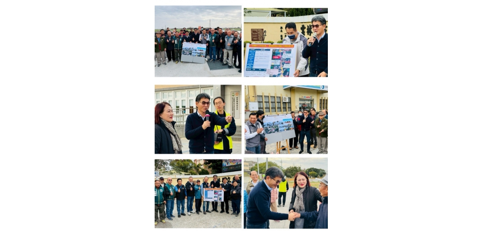 立委劉建國爭取中央經費 提升雲林人行環境品質 邀國土署長吳欣修會勘東勢、麥寮、元長三項人行改善工程(圖)
