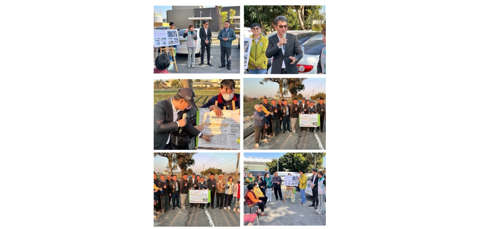 立委劉建國邀交通部會勘　爭取雲林人行安全經費(圖)