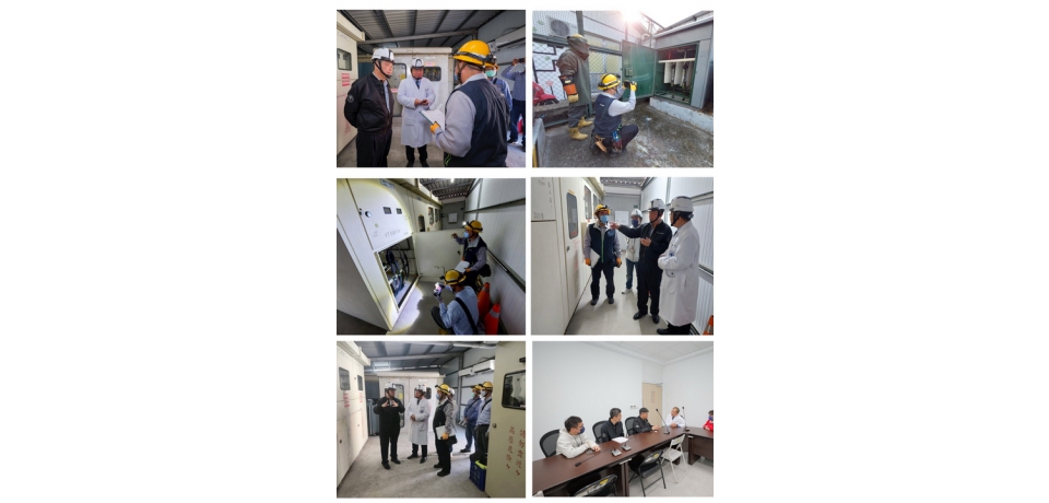 春節營運重要用戶台電加強穩定供電　台電雲林區處攜手轄區重要醫院、車站、休息站辦理用電設備點檢(圖)