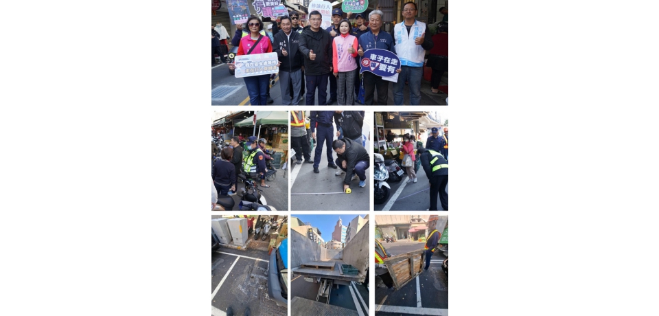 斗六西市場清道專案暨春節交通管制措施　打造安全順暢優質逛街環境(圖)