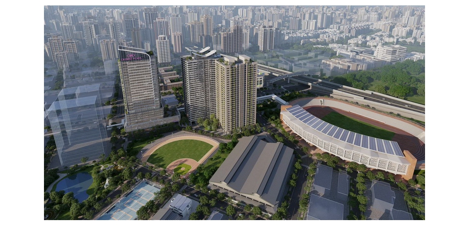 O9苓雅運動園區BC基地聯開案評選結果出爐，打造結合運動休閒、商辦、飯店與住宅的運動園區(圖)