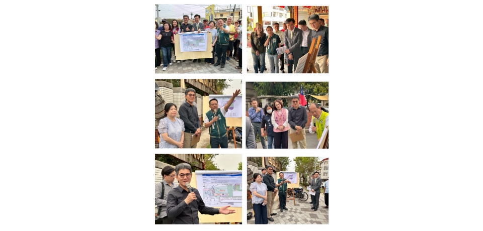 立委劉建國邀董內政部次長建宏雲林會勘　推動4.16億建設　強化排水韌性與城鄉風貌(圖)