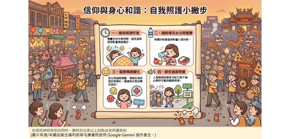 瘋媽祖遶境熱潮湧現也要「顧心」！ 粉紅超跑大軍壓境 當心「情緒超載」誘發身心失衡(圖)