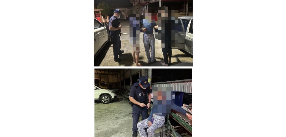 深夜台3線孤影徘徊　斗南暖警耐心勸導九旬老翁平安返家(圖)