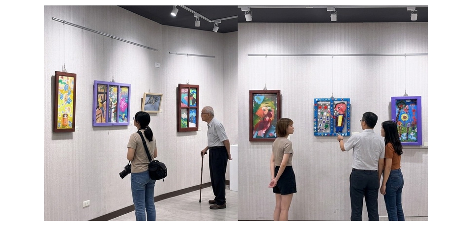 草屯療養院生活旗艦店社區復健中心「老窗戶新視野」藝術展溫情登場(圖)
