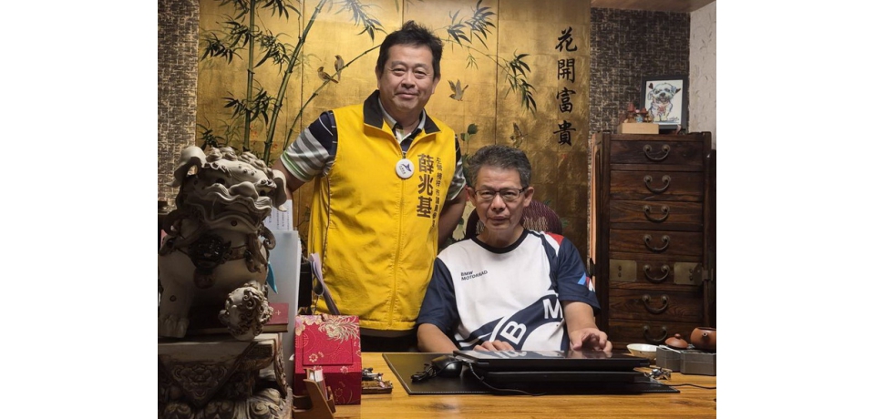 左楠選區市議員參選人薛兆基拜會高雄市幼托職業工會理事長郭豐仁　請益托育政策倡議建立完整保母支持體系(圖)
