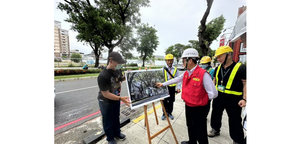 巴威颱風逼近 林欽榮副市長視察輕軌防颱整備 要求落實護樹及安全營運(圖)