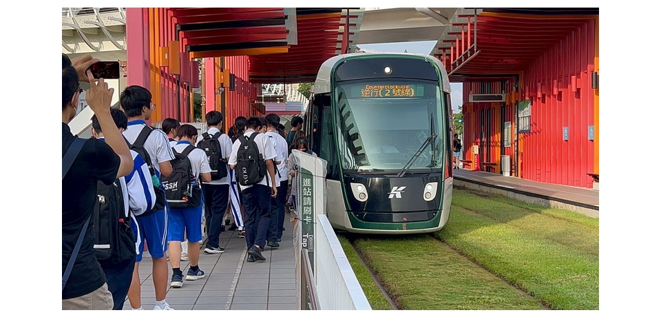 高雄輕軌上半年運量721萬人次　從觀光線蛻變城市生活主幹(圖)