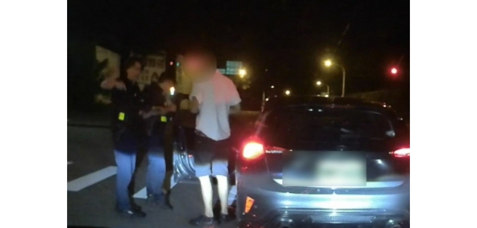 車燈故障上路 草屯中正派所長深夜巡邏鷹眼查獲毒駕(圖)
