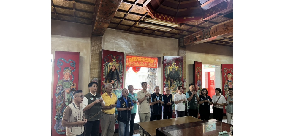 民進黨南投縣長候選人温世政於南埔里集南宮舉辦問政說明會　攜手鄉親談南投草屯未來(圖)