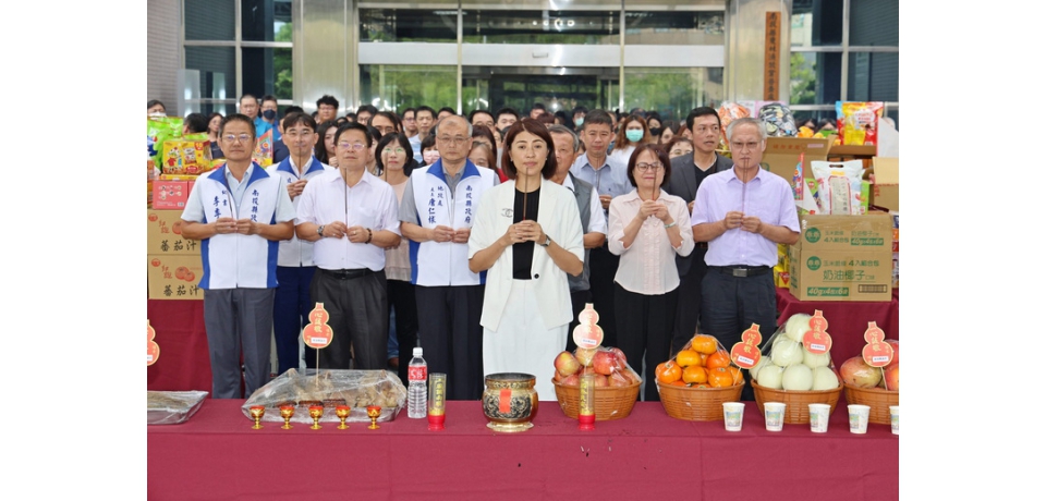 南投縣政府今普度 縣長許淑華主祭祈安消災(圖)