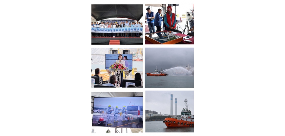 陸海空科技聯防上陣！雲林30單位實兵演練　超前預判油污17小時防堵災情(圖)