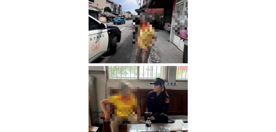 失智婦烈日下迷途　斗南警耐心尋線助返家(圖)