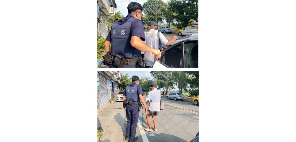 老翁烈日下體力不支獨行　斗南警及時伸援助返家(圖)